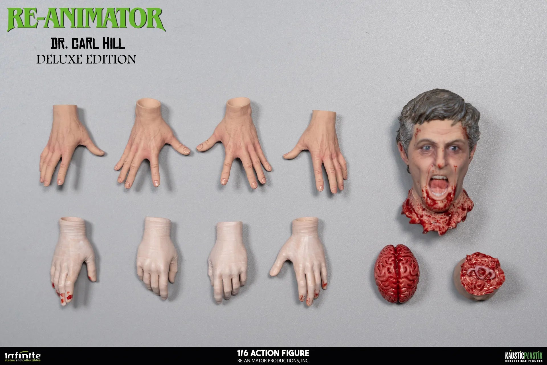 RE-ANIMATOR DOCTOR CARL HILL 1/6 ACTION FIGURE DELUXE EDITION