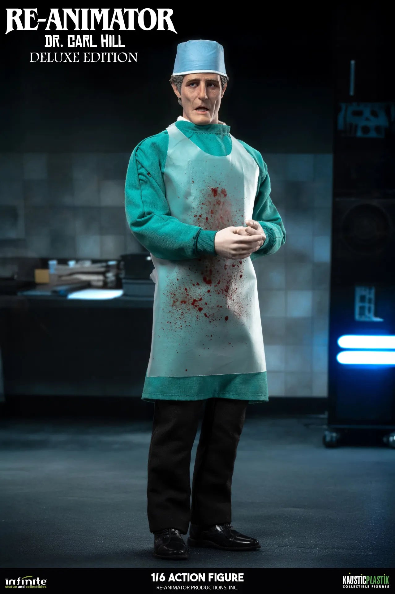 RE-ANIMATOR DOCTOR CARL HILL 1/6 ACTION FIGURE DELUXE EDITION
