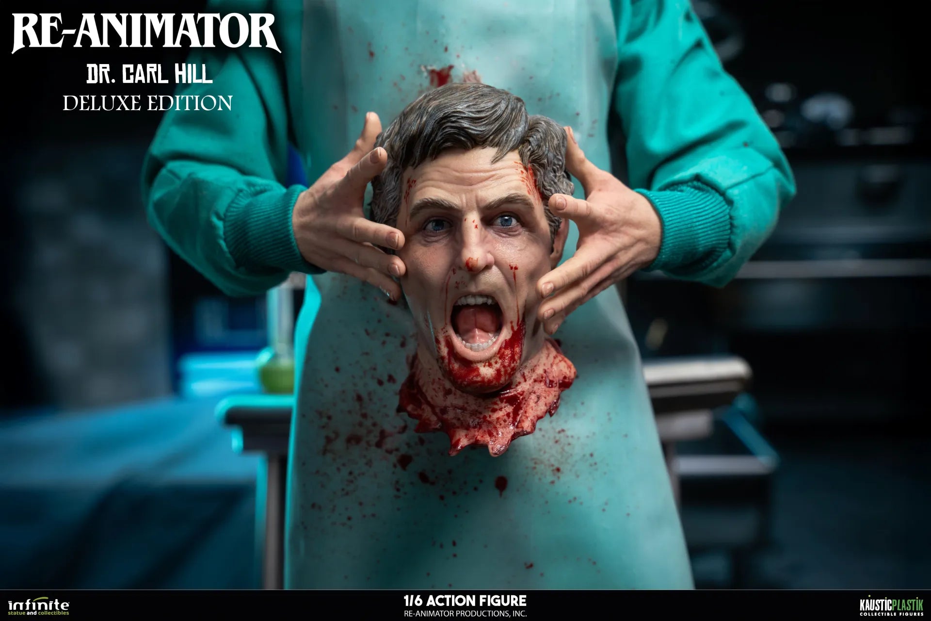 RE-ANIMATOR DOCTOR CARL HILL 1/6 ACTION FIGURE DELUXE EDITION