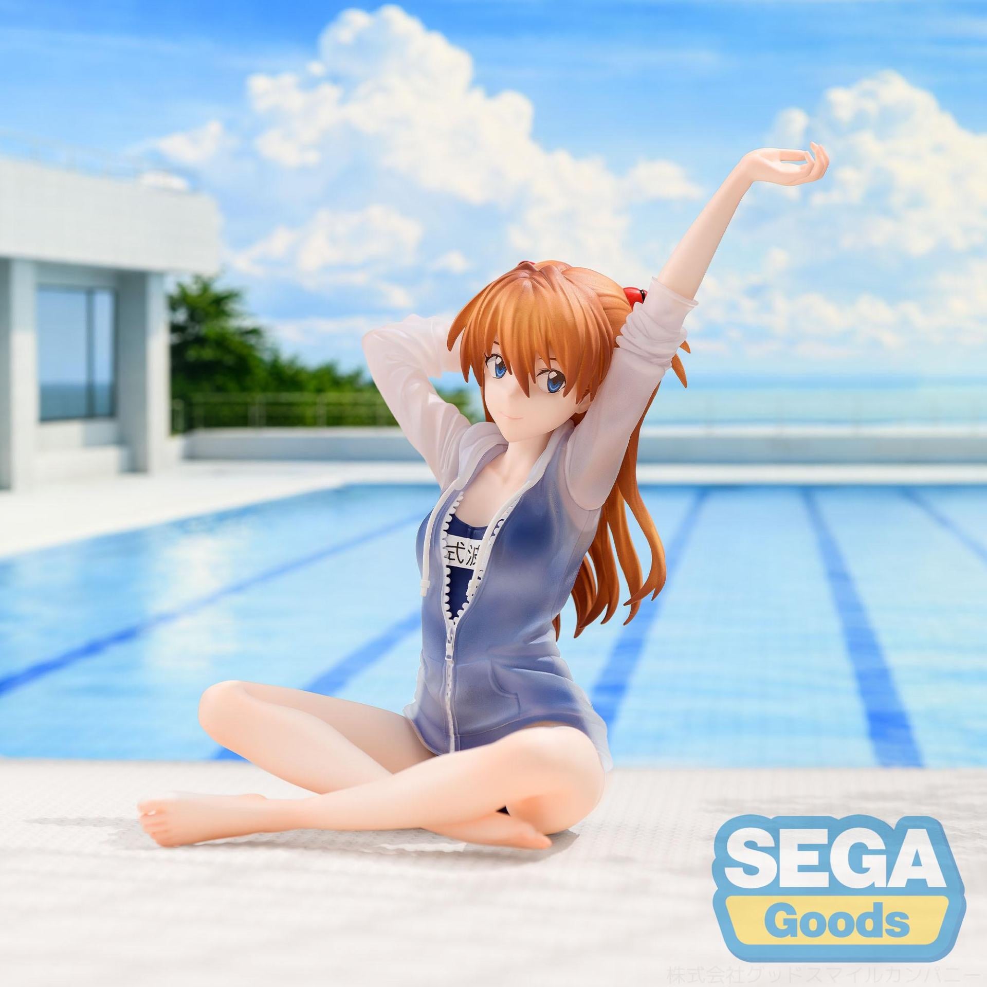 REBUILD OF EVANGELION ASUKA SCHOOL SWIMSUIT YUMEMIRIZE FIGURE