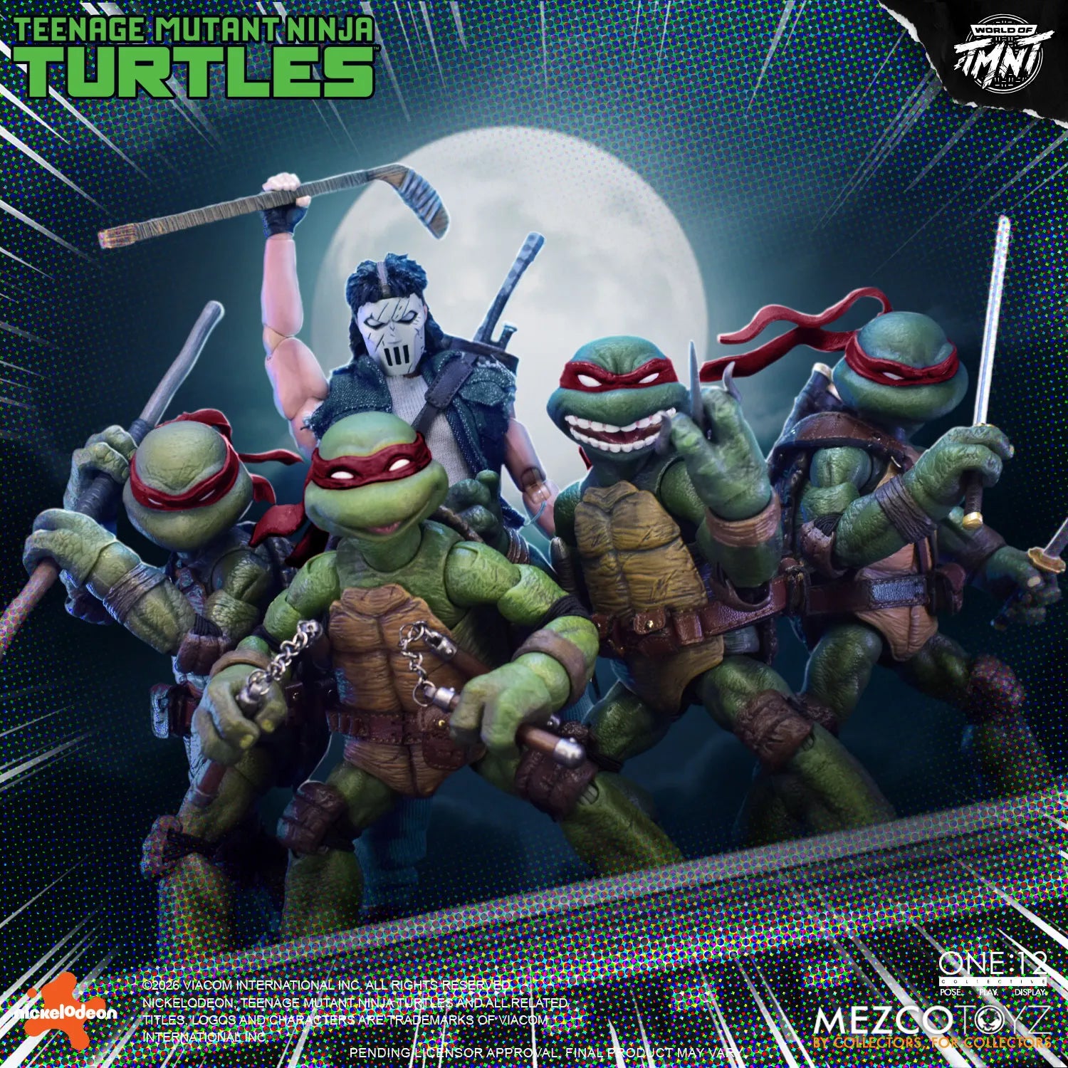 ONE 12 COLLECTIVE TEENAGE MUTANT NINJA TURTLES FIGURES BOX SET