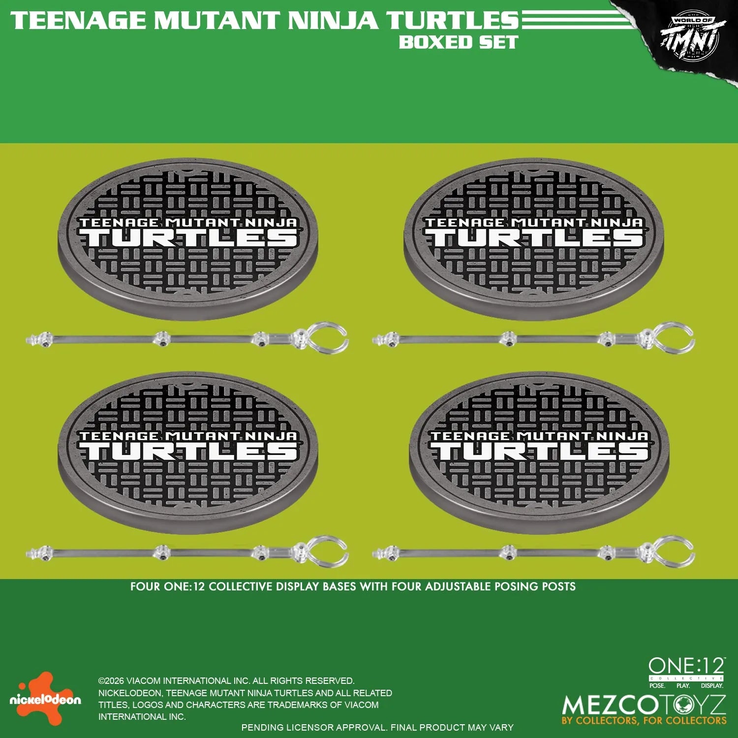 ONE 12 COLLECTIVE TEENAGE MUTANT NINJA TURTLES FIGURES BOX SET