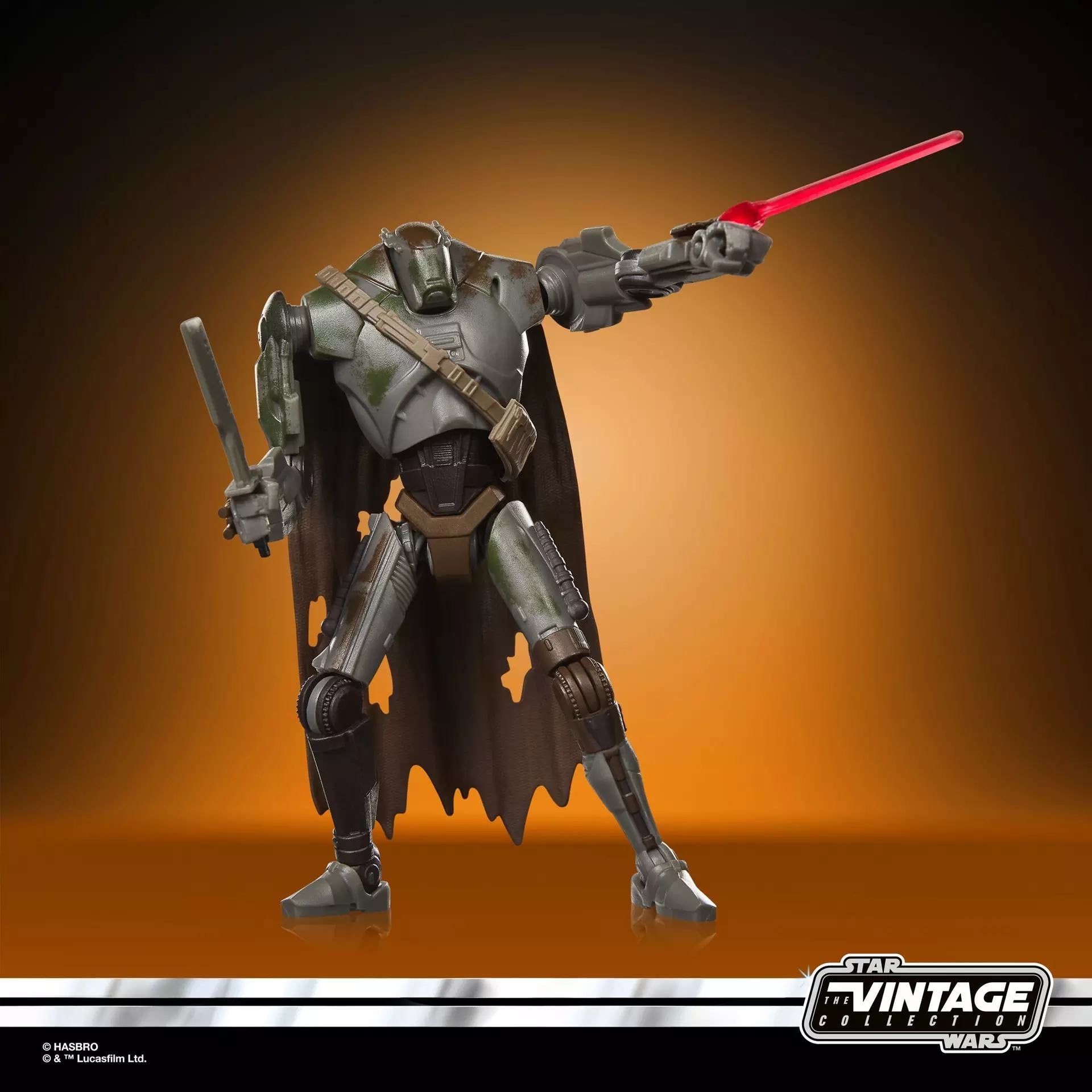 STAR WARS VINTAGE MANDALORIAN AND GROGU MERCENARY DROID ACTION FIGURE