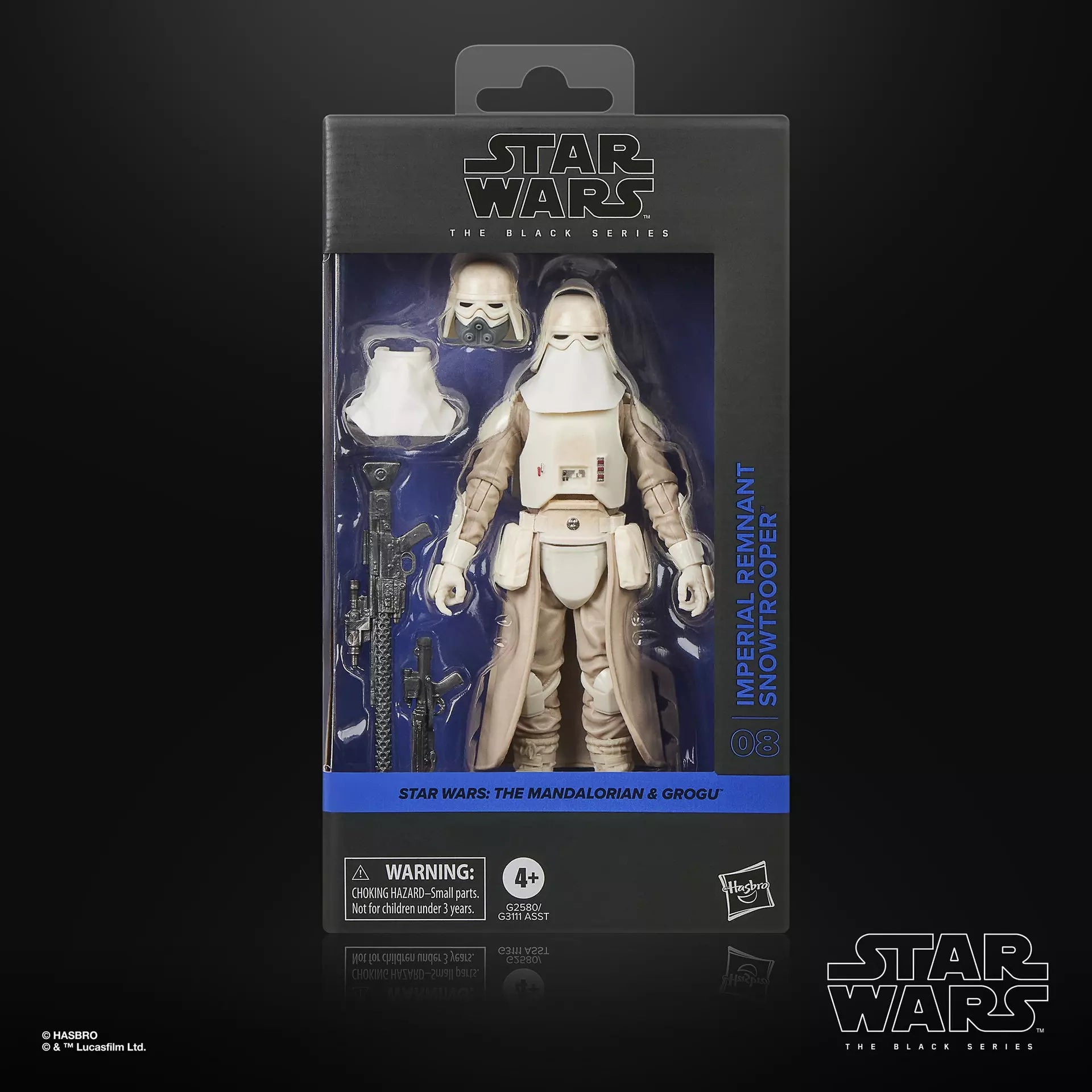 STAR WARS BLACK SERIES MANDALORIAN AND GROGU IMPERIAL REMNANT SNOWTROOPER ACTION FIGURE