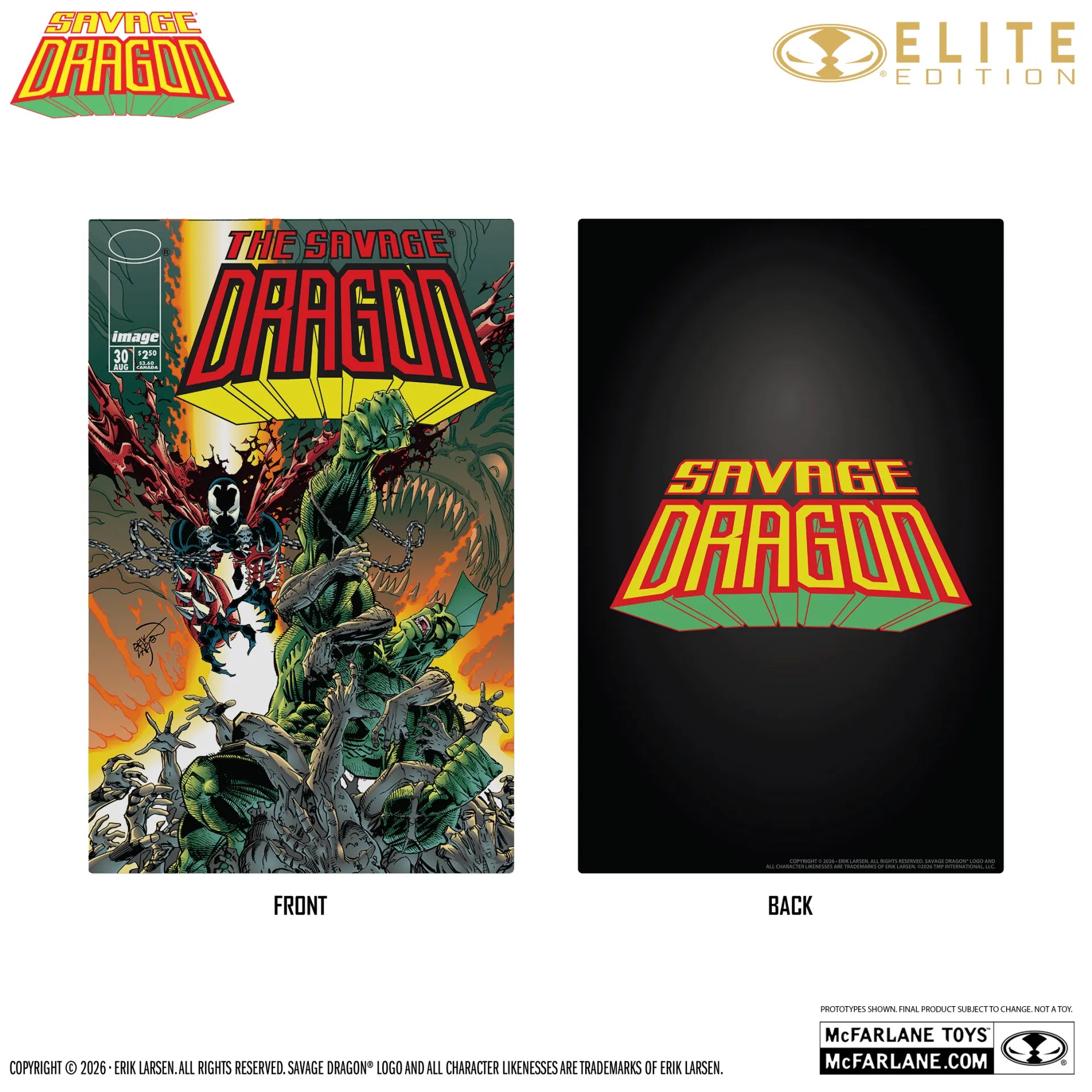 MCFARLANE ELITE EDITION  SAVAGE DRAGON  ACTION FIGURE