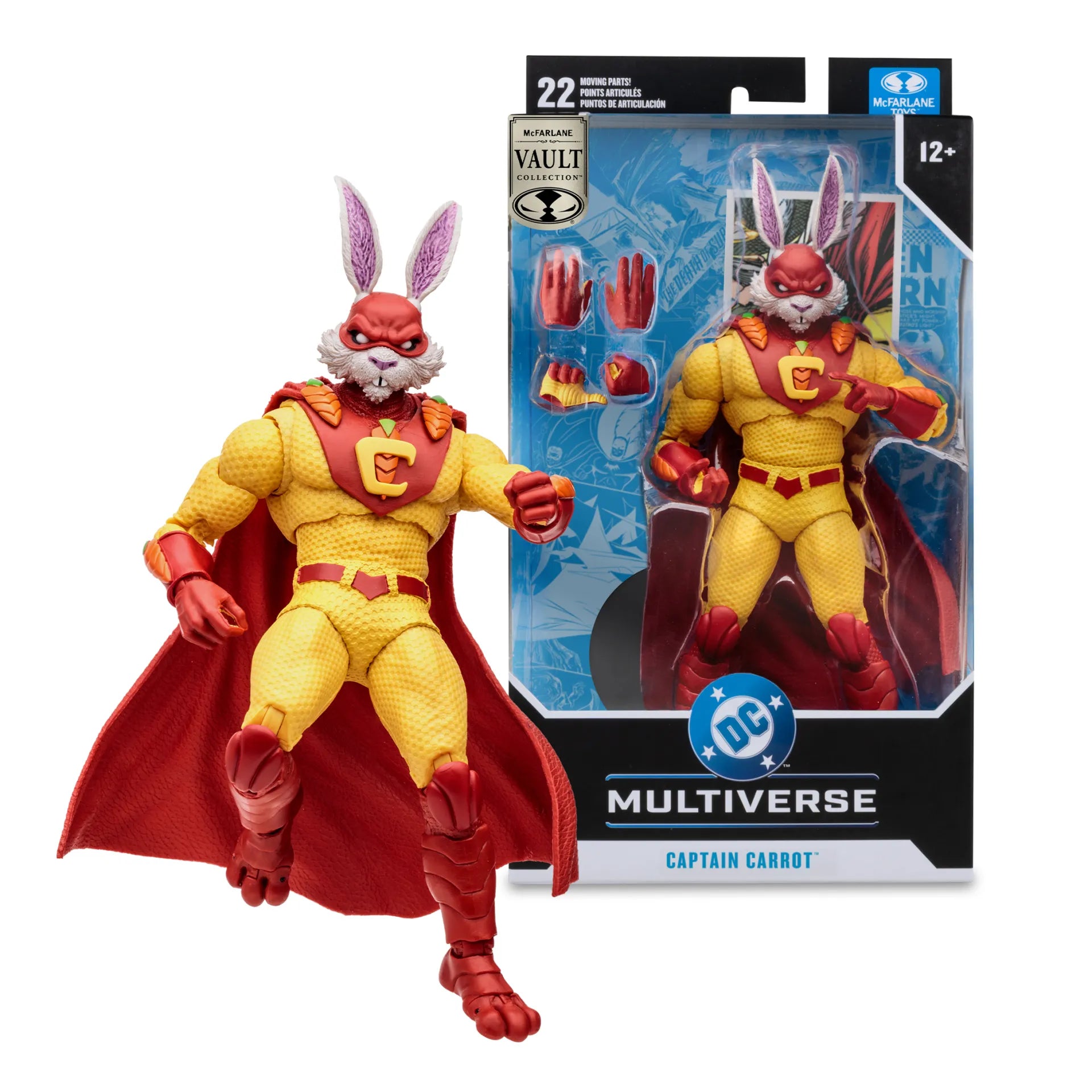 MCFARLANE VAULT DC MULTIVERSE 7INCH CAPTAIN CARROT ACTION FIGURE