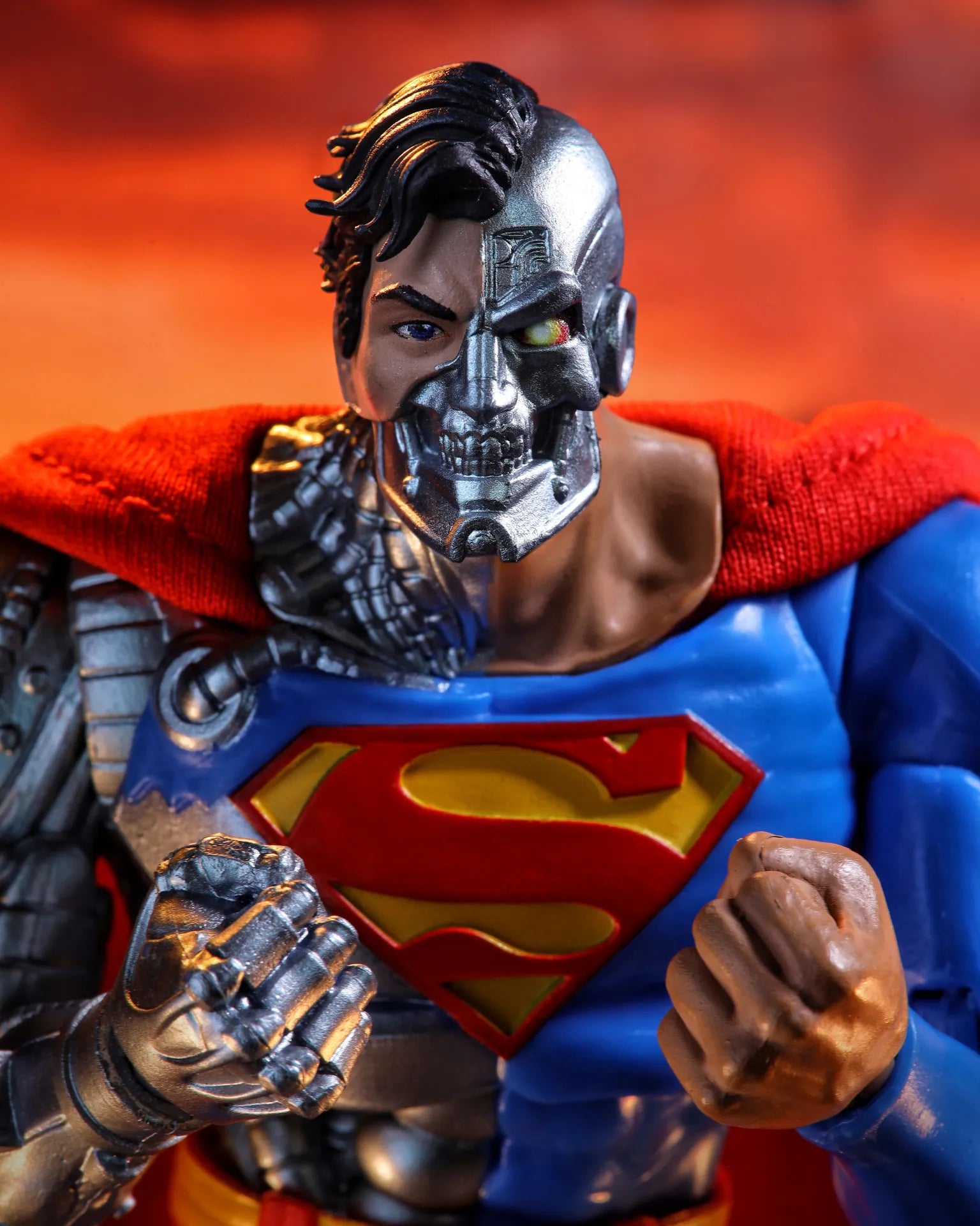 MCFARLANE VAULT DC MULTIVERSE 7INCH CYBORG SUPERMAN ACTION FIGURE