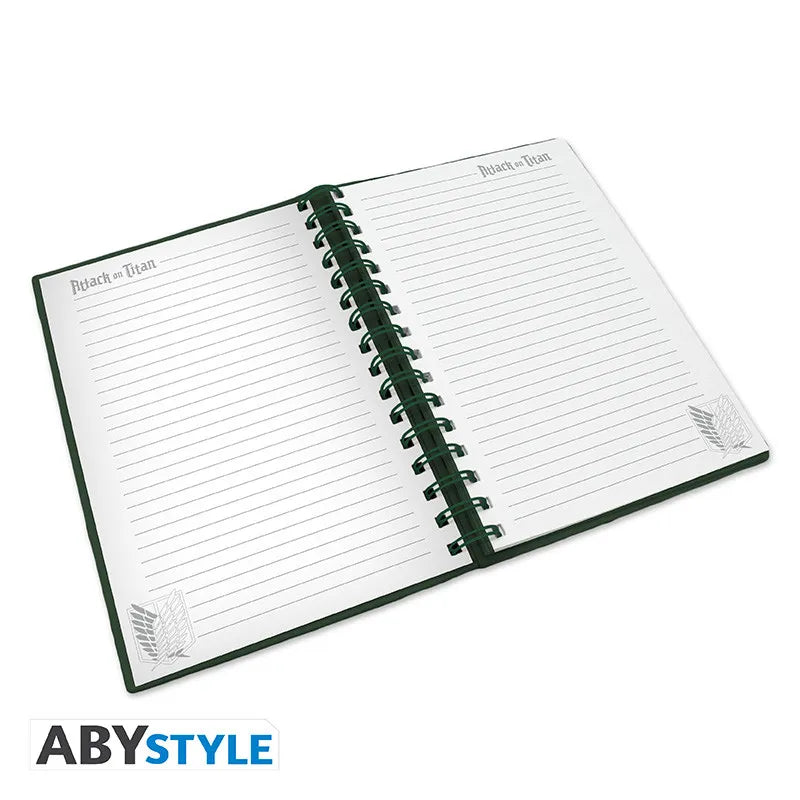 ATTACK ON TITAN LEVI SPIRAL NOTEBOOK