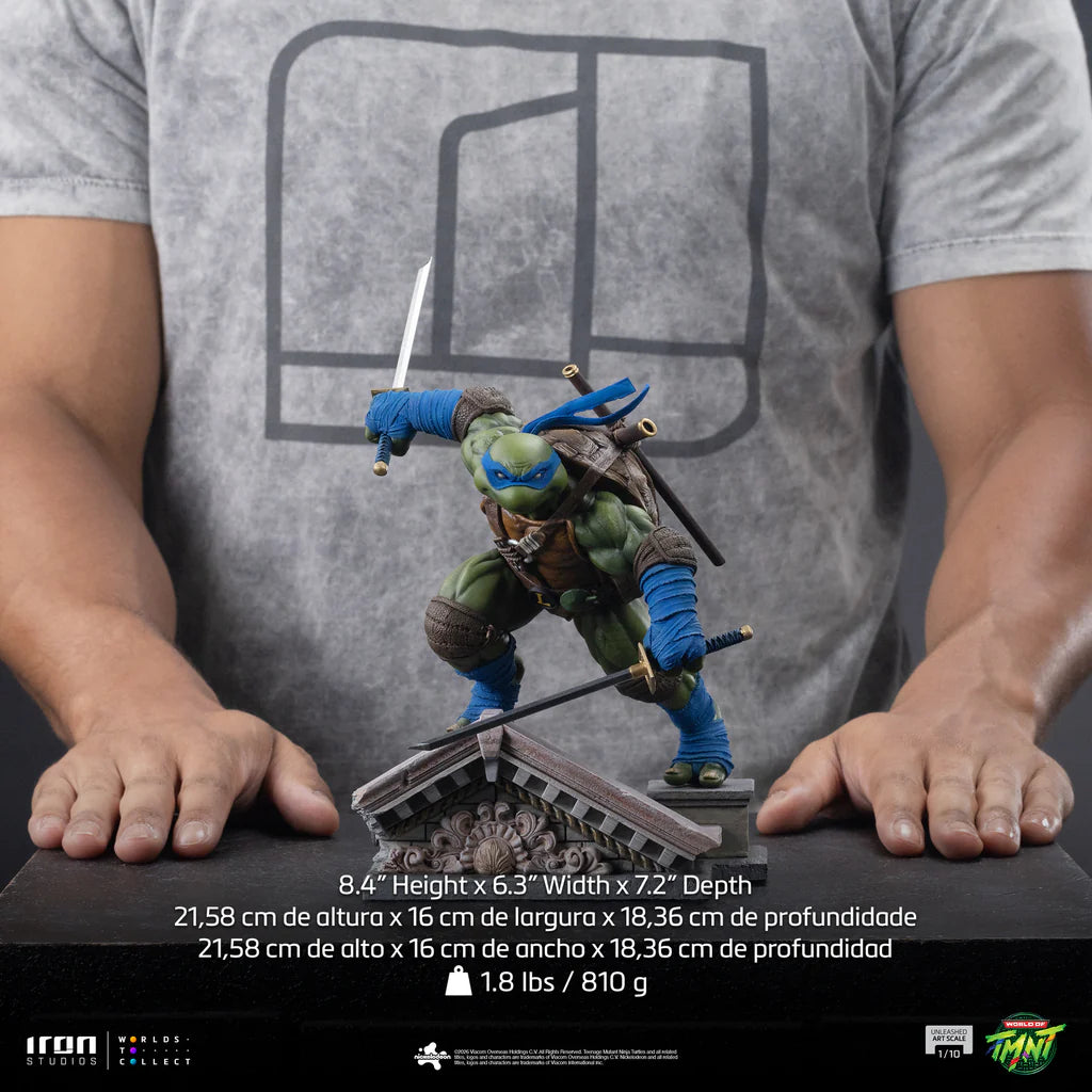 TEENAGE MUTANT NINJA TURTLES LEONARDO UNLEASHED 1/10 STATUE
