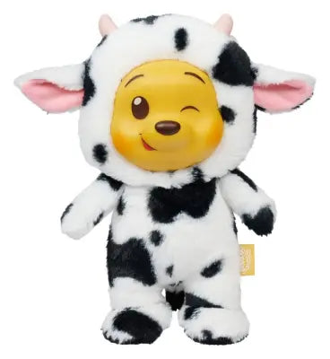 DISNEY YUYUS WINNIE THE POOH COW PELUCHE