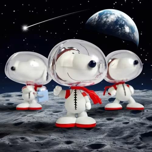 PEANUTS SNOOPY WORLDS BEYOND URDU BLINDBALL BLIND BOX (8)