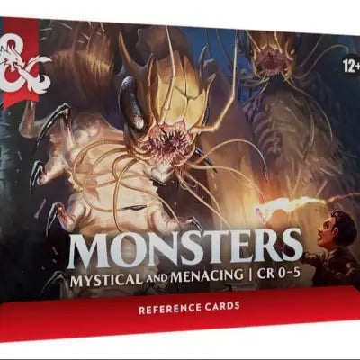 DUNGEONS & DRAGONS REFERENCE CARDS MONSTERS (MYSTICAL AND MENACING) ENG