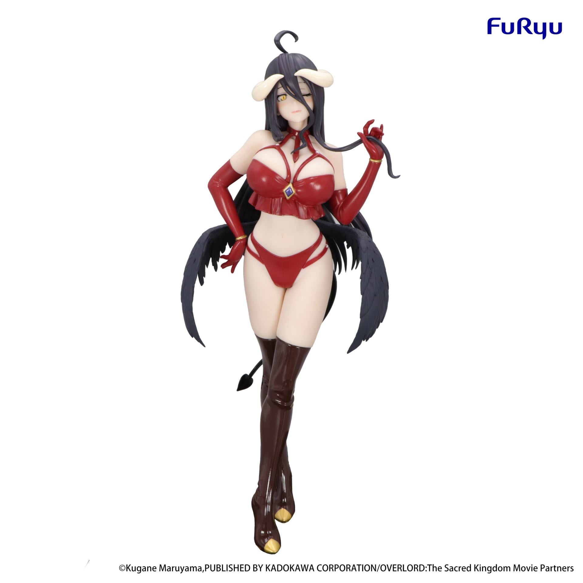OVERLORD ALBEDO RED BICUTE DARK FIGURE