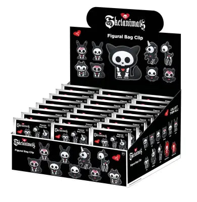 SKELANIMALS BAG CLIP BLIND BOX DISPLAY (24)
