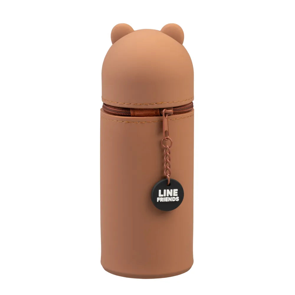 LINE FRIENDS BROWN PENCIL CASE