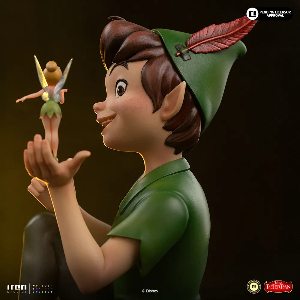 DISNEY VINTAGE PETER PAN & TINKERBELL 1/10 STATUE