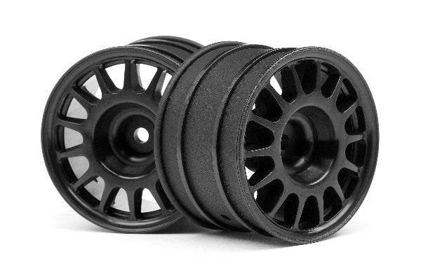 Wr8 Rally Off-Road Wheel Black (48X33Mm/2Pcs)