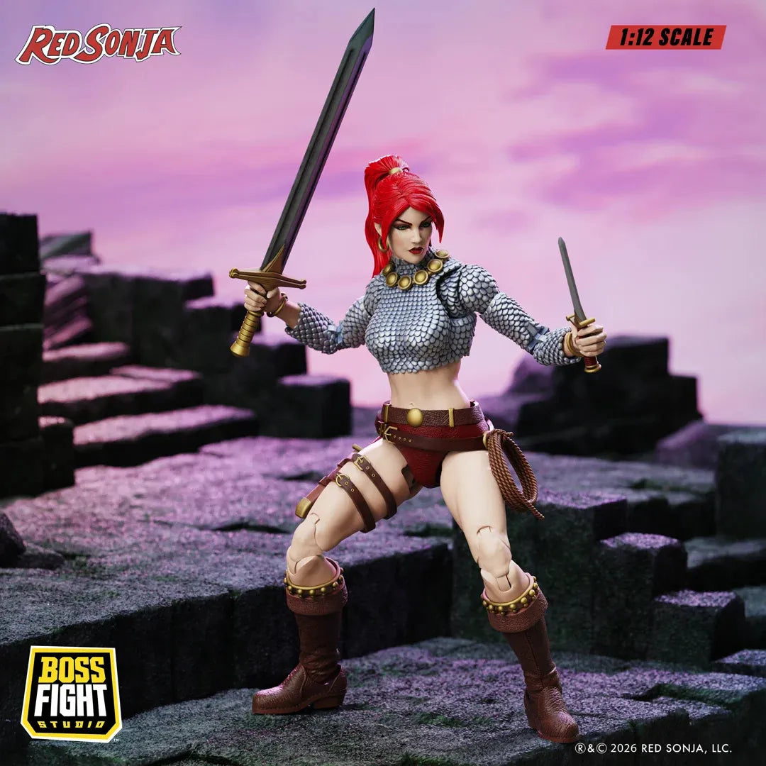 RED SONJA IMMORTAL RED SONJA 1:12 SCALE EPIC H.A.C.K.S. ACTION FIGURE