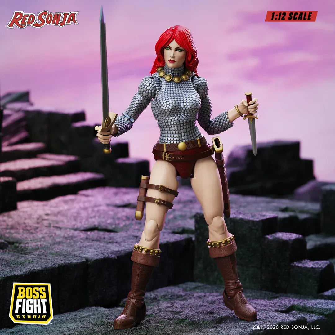 RED SONJA IMMORTAL RED SONJA 1:12 SCALE EPIC H.A.C.K.S. ACTION FIGURE