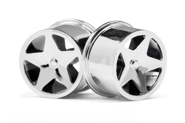 Q32 Super Star Wheel Set F/R Chrome18X10/18X14/ X4