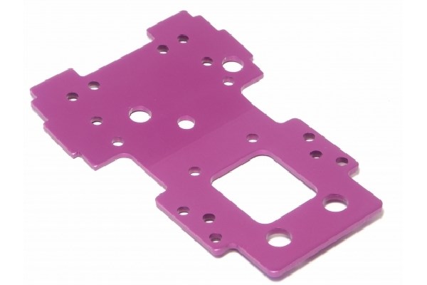 Bulkhead Lower Plate 2.5Mm (Purple)