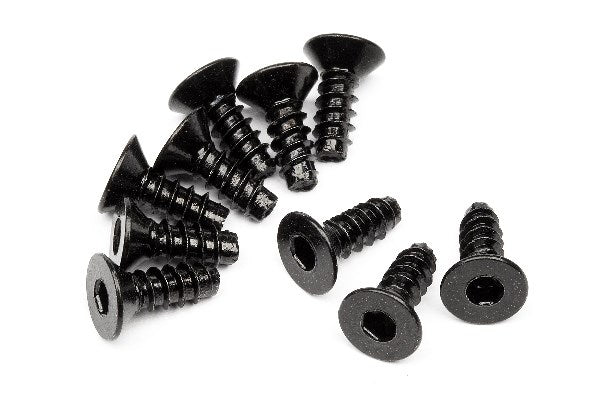 Tp. Flat Head Screw M3X8Mm (Hex Socket/10Pcs)