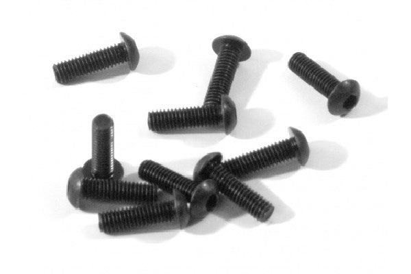 Button Head Screw M3X10Mm (Hex Socket/10 Pcs)