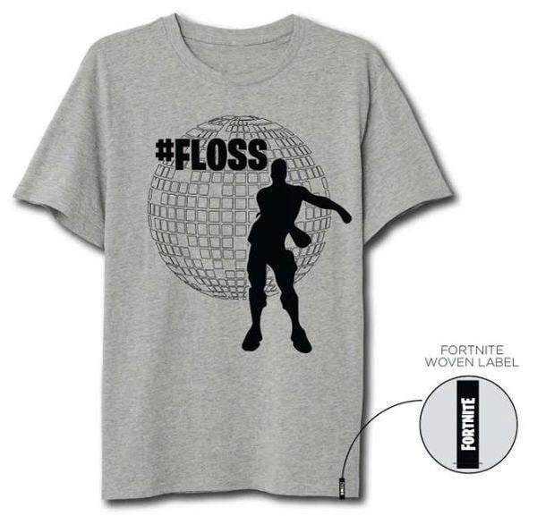 FORTNITE - T-Shirt Floss Grey (XXL)