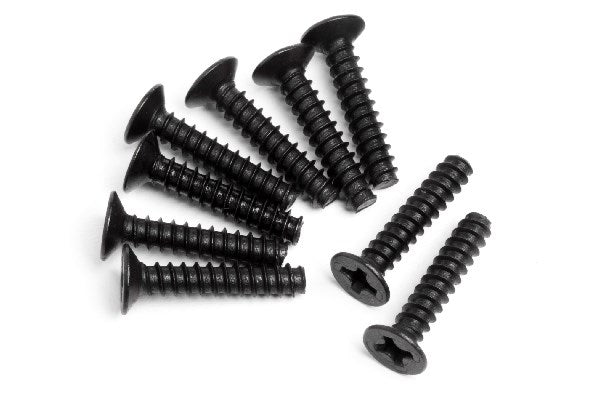 Countersunk Cross Head Self-TapScrew M3x15mm 9Pcs