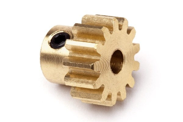 13T Brass Pinion Gear (0.8 M / 32DP 3.175 Shaft)