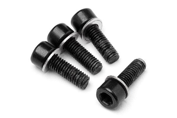 CAP HEAD SCREW M5X15MM 4 PCS ME - 243 (BLACKOUT)