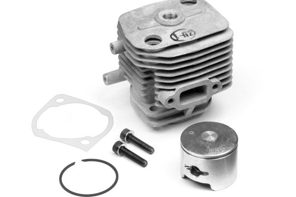 2-BOLT CYLINDER HEAD & PISTON SET - NO PISTON PIN