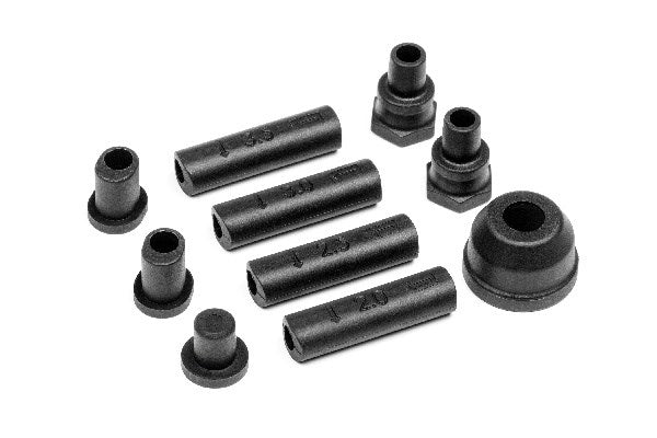 SUSPENSION PIN MOUNT /REAR HUB INSERTS & SHOCK Mts