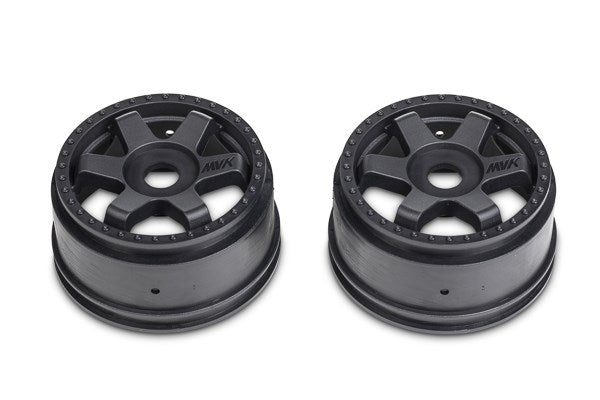 QuantumR Race Truck Wheel (Black/2pcs)