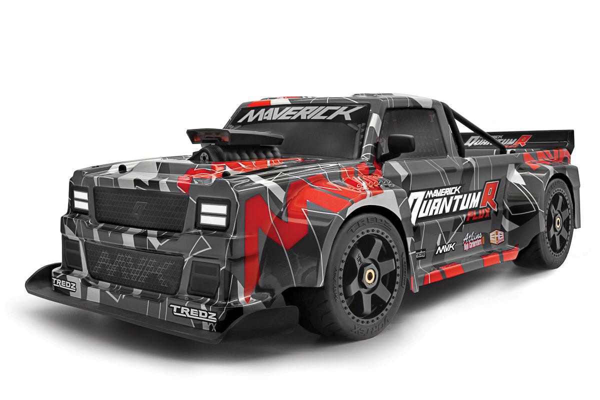 QuantumR Flux 4S 1/8 4WD Race Truck - Grey/Red