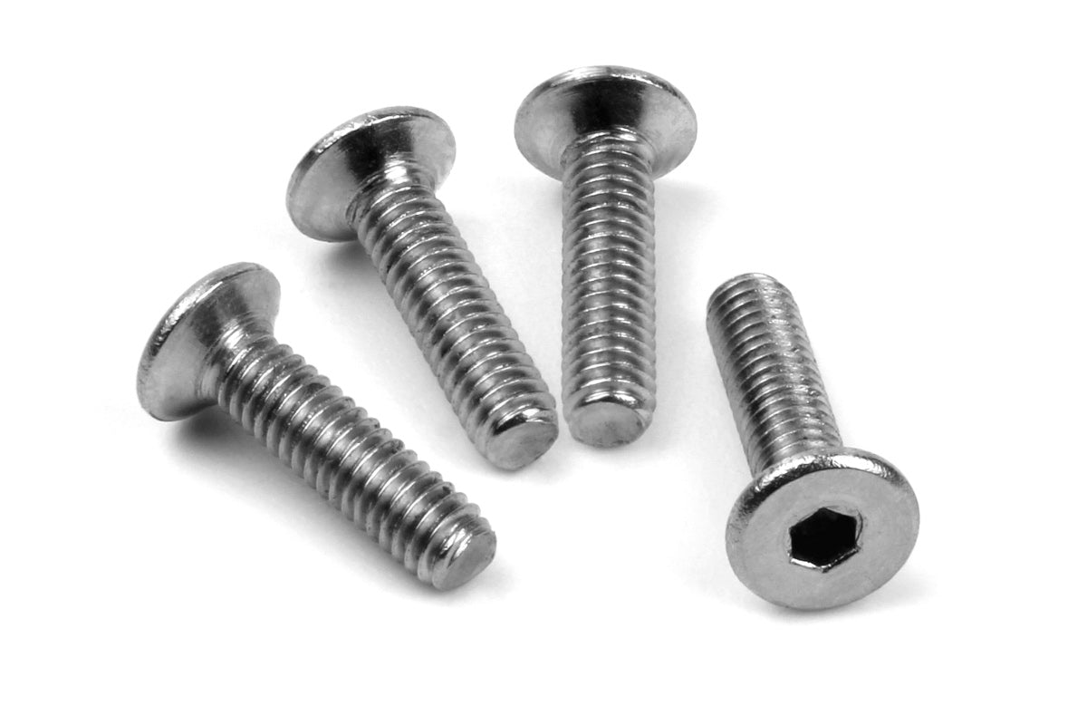 Flat Head Screw M2.6x10mm (4pcs)
