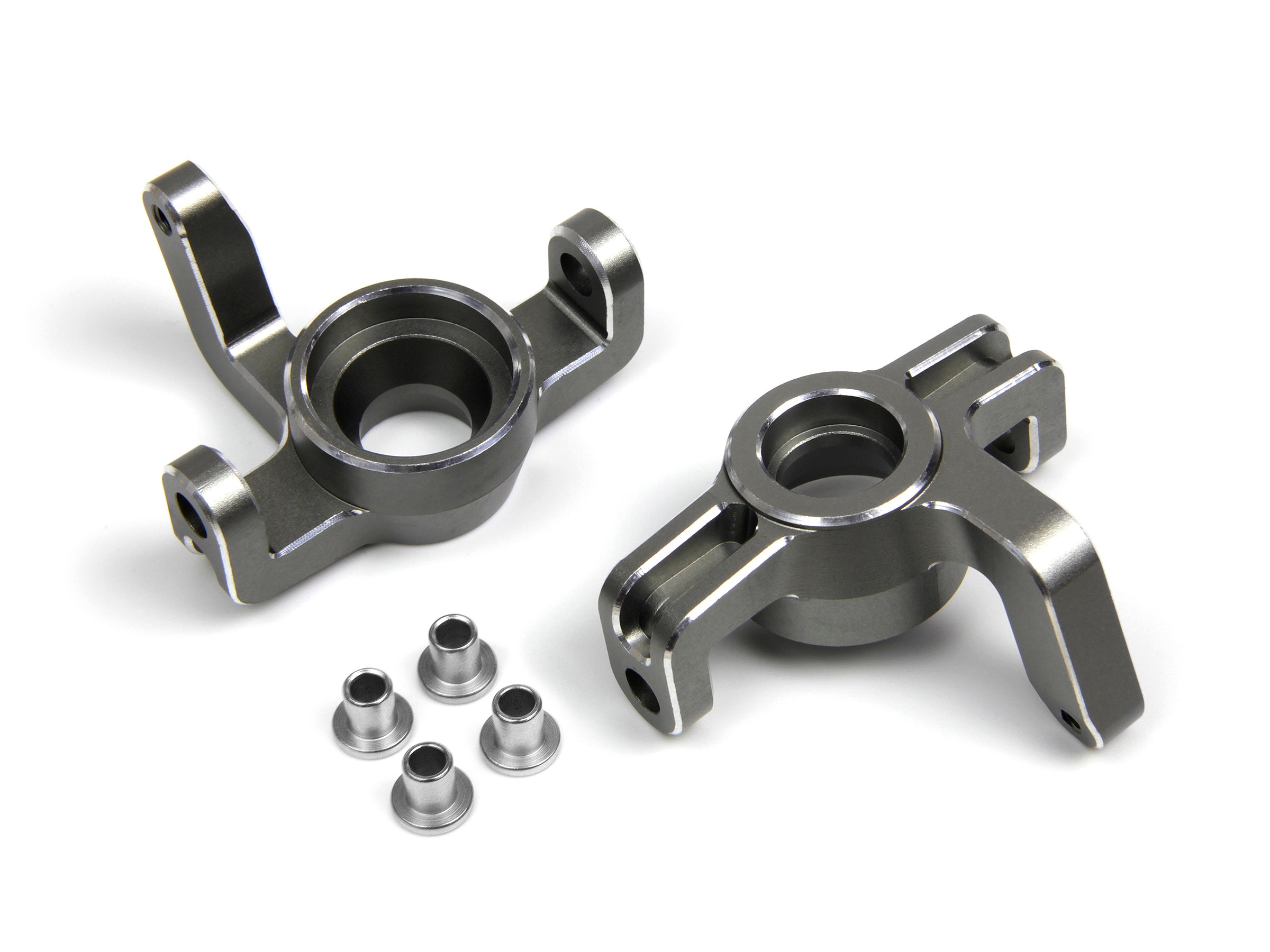 Aluminium Steering Spindle Set (Grey/Left/Right)