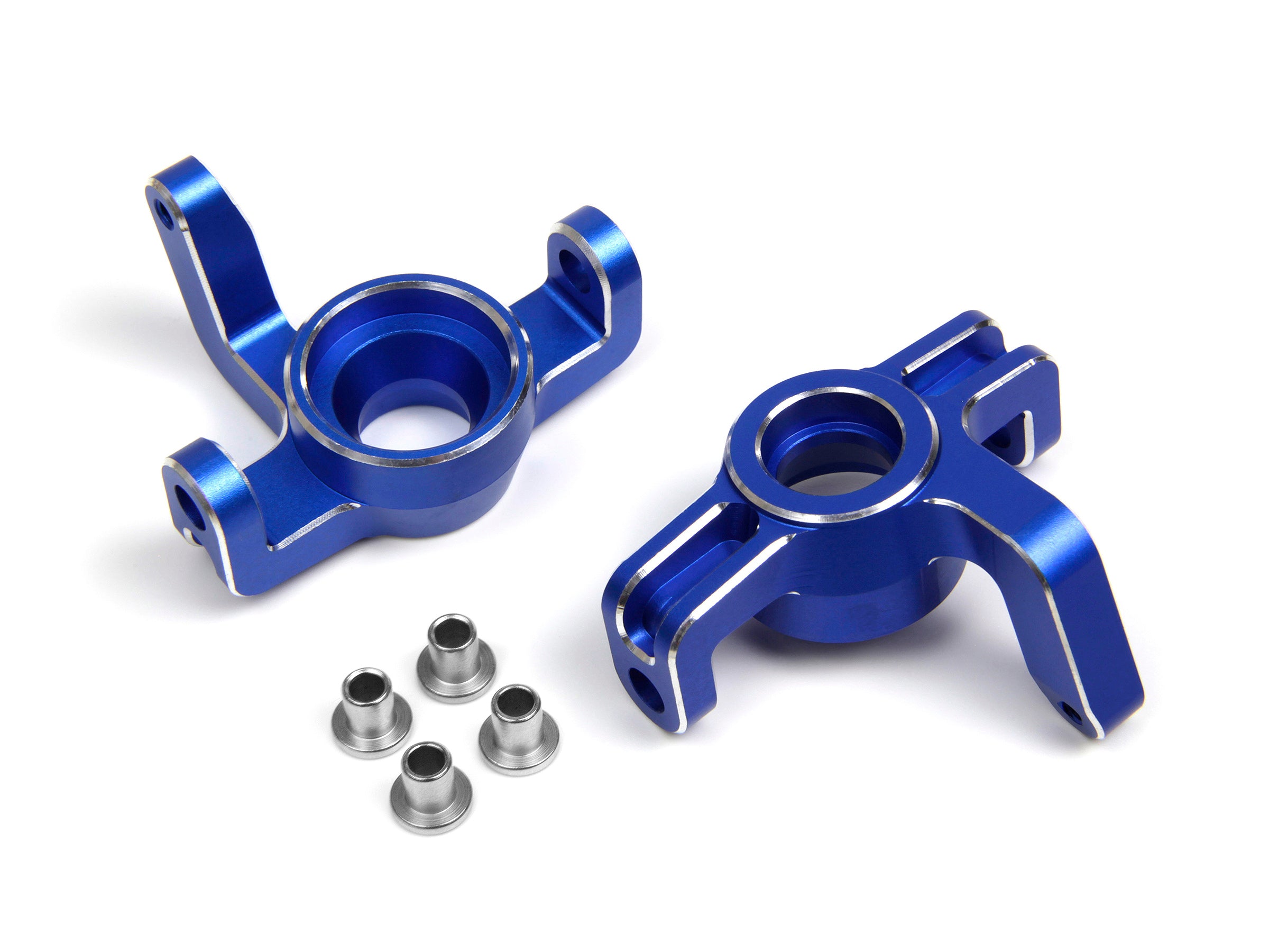 Aluminium Steering Spindle Set (Blue/Left/Right)