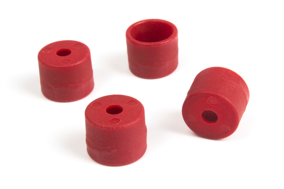 Wheel Washers (Red/4pcs)