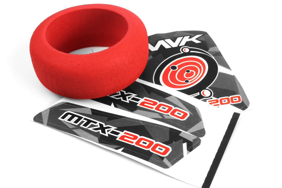 Transmitter Wheel Foam & Decals (Red)