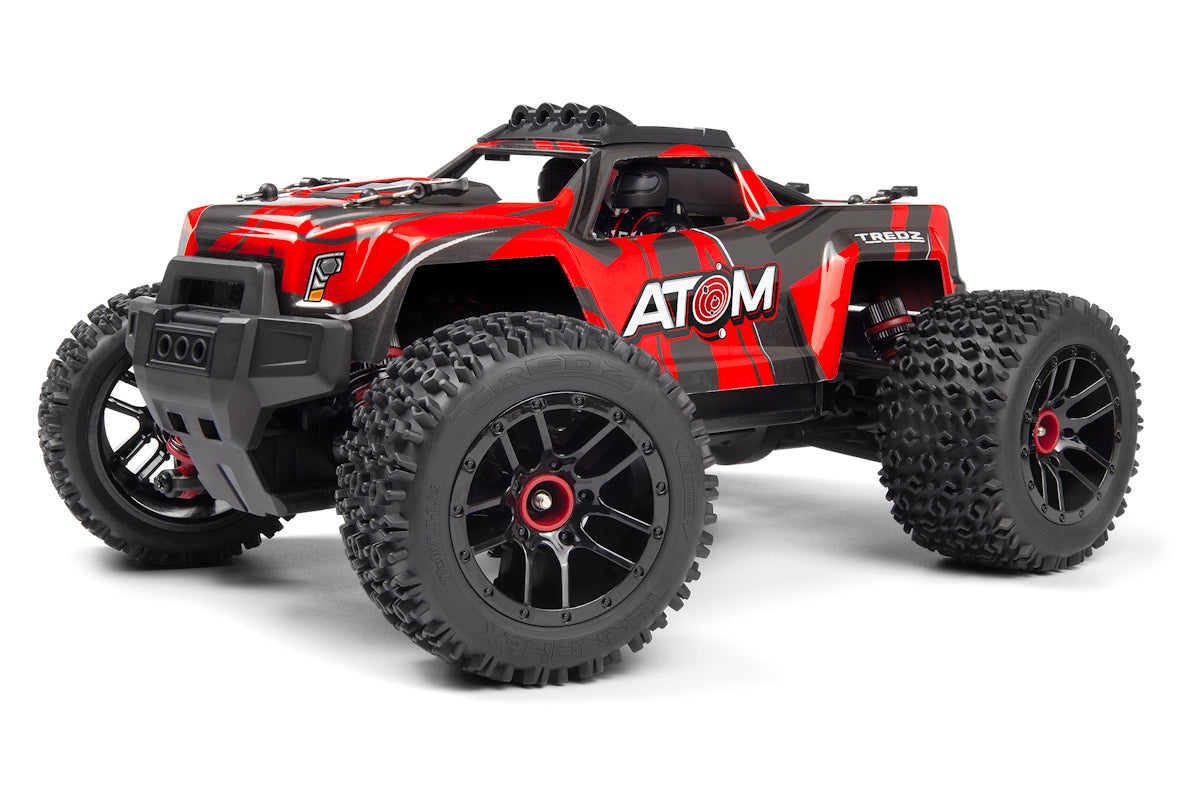 Atom AT1 1/18 4WD Electric Truck - Red