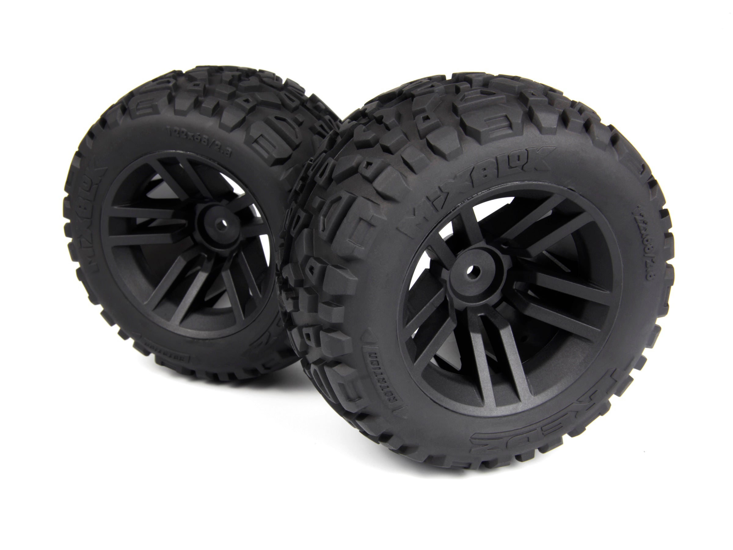 Mounted MixBlok Tire on XT Wheel (Black/2pcs)