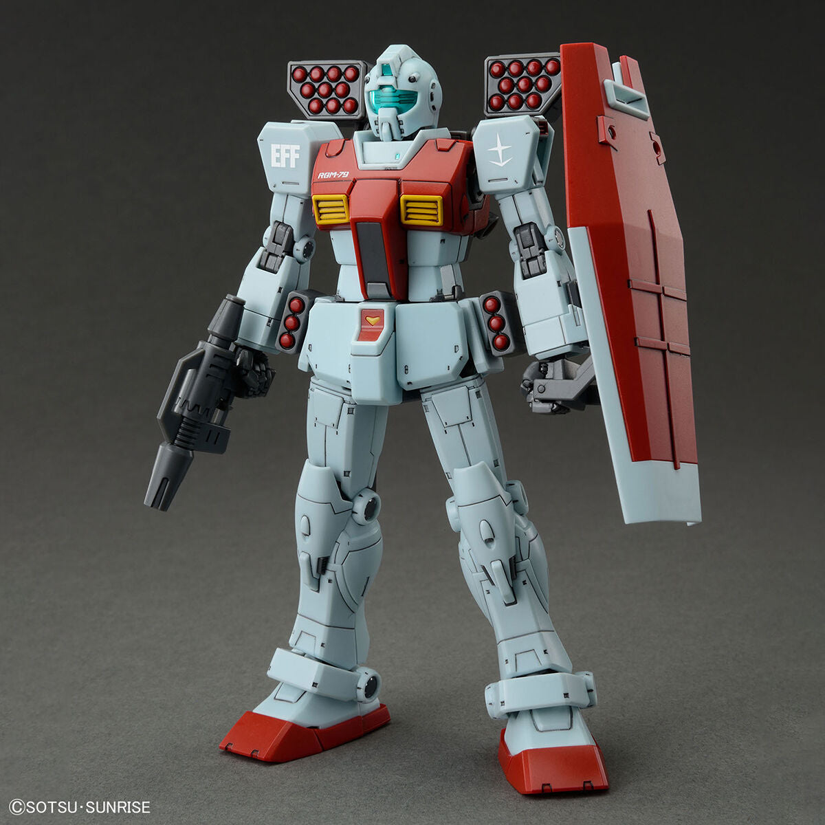 HG RGM-79 GM (Shoulder Cannon / Missile Pod) 1/144