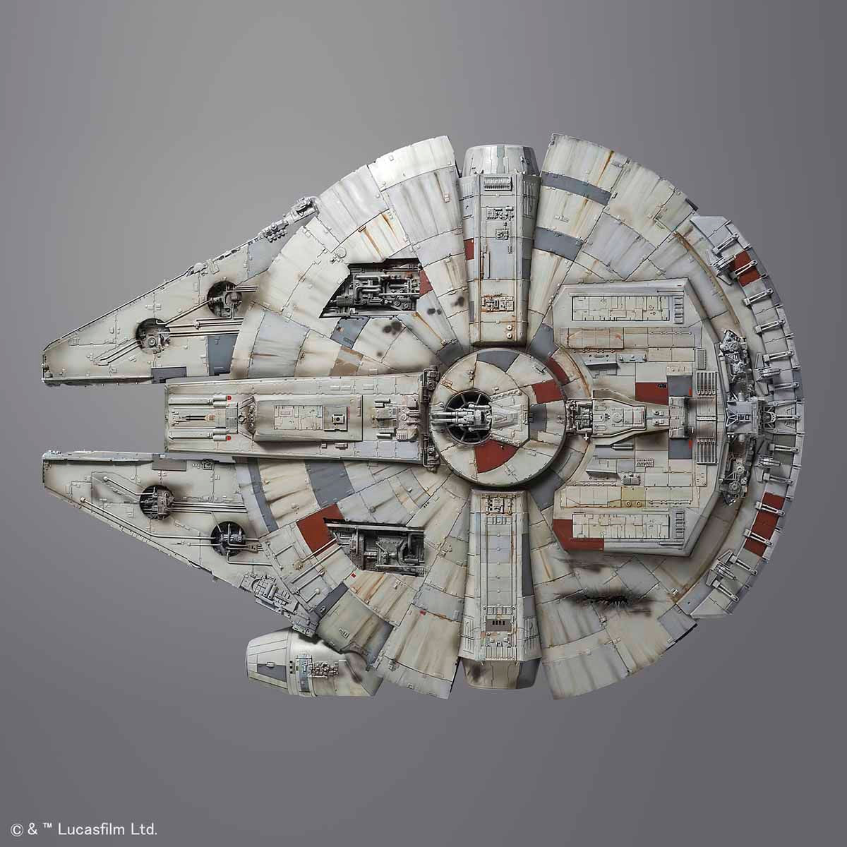 Star Wars Episode IV Perfect Grade Plastic Model Kit 1/72 Millennium Falcon 48 cm