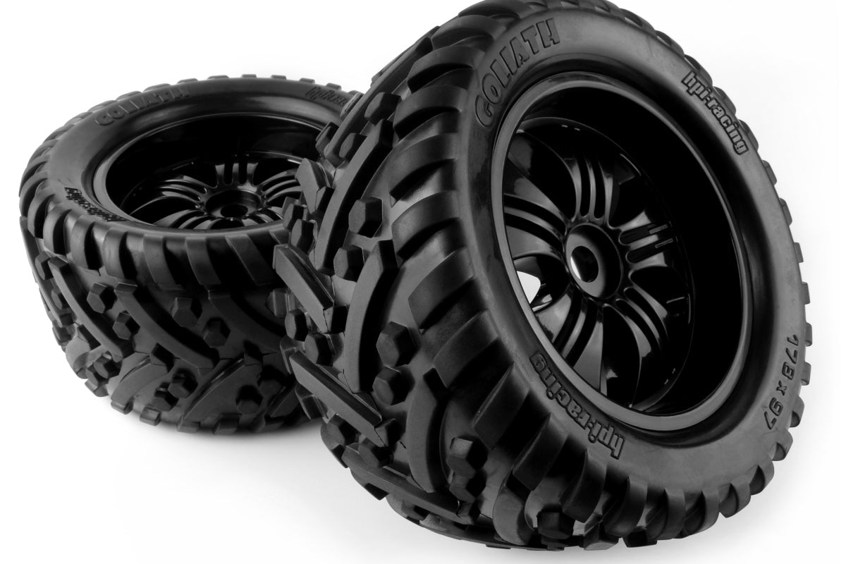 Mounted Goliath Tire on 3251 Tremor Black Wheel