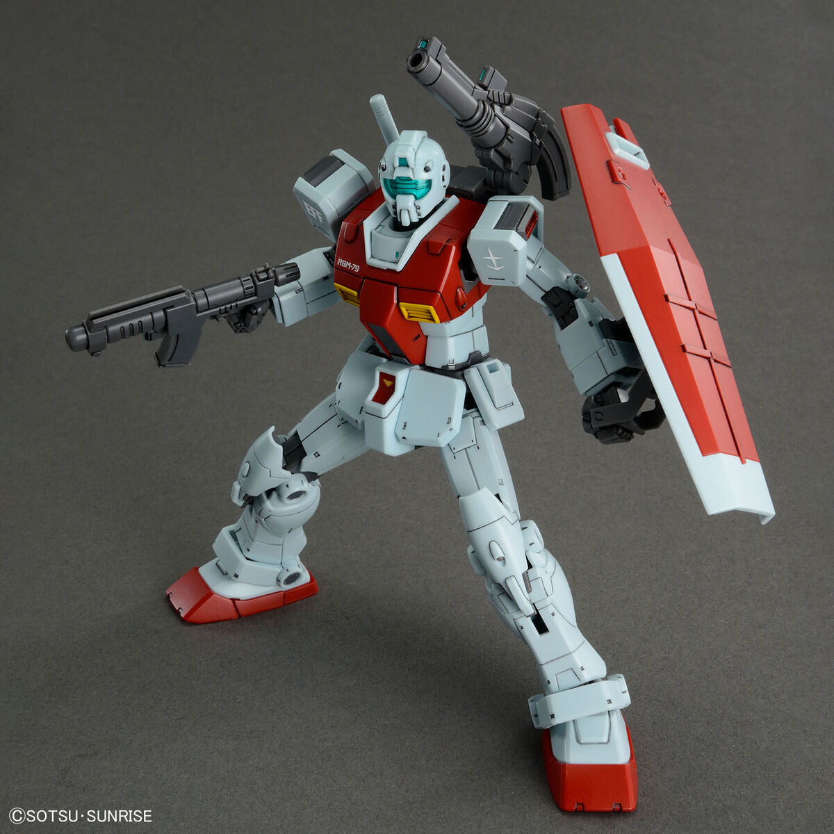 HG RGM-79 GM (Shoulder Cannon / Missile Pod) 1/144