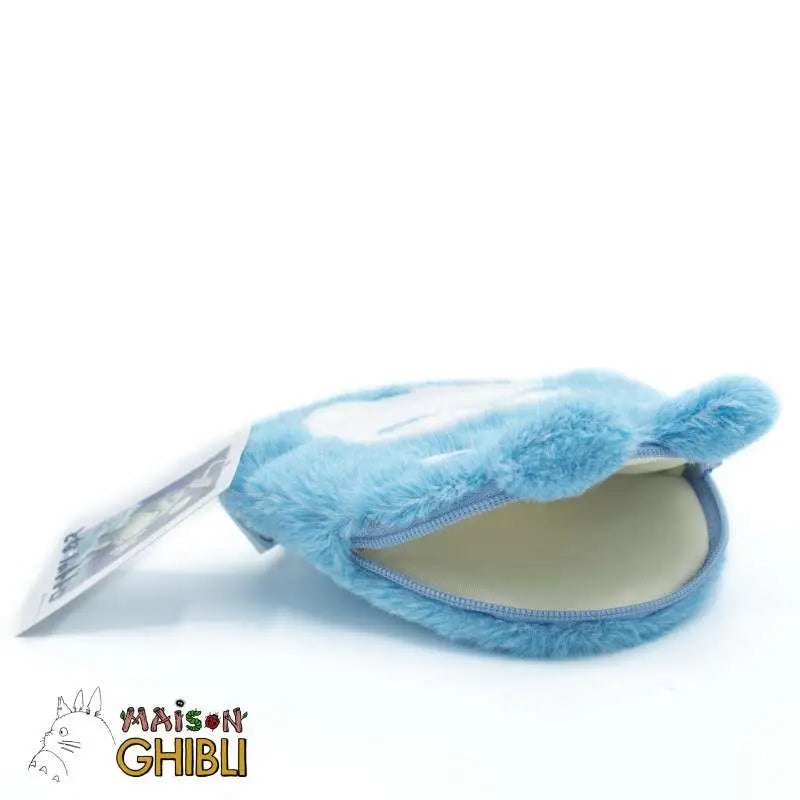 TOTORO SMILING BLUE PURSE PLUSH
