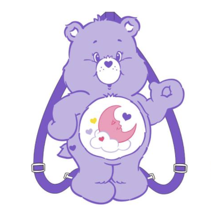 CAREBEAR - True Haert Bear - Plush Backpack- 30x17x11cm