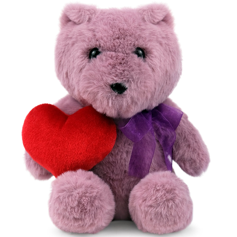 Plush toy WP MERCHANDISE Bear Mary with a heart 21cm