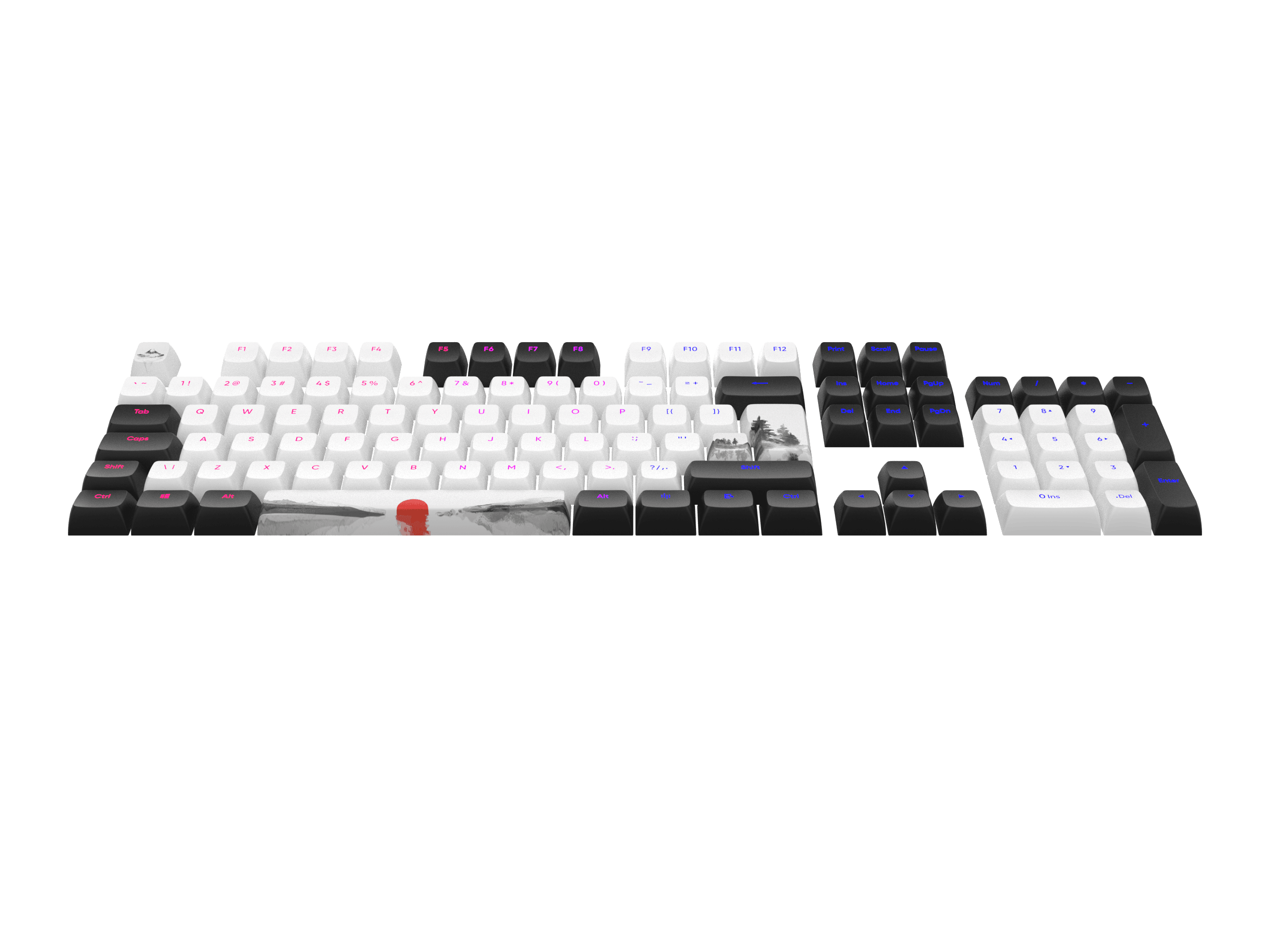 Dark Project - Fuji Keycaps [ANSI & ISO]